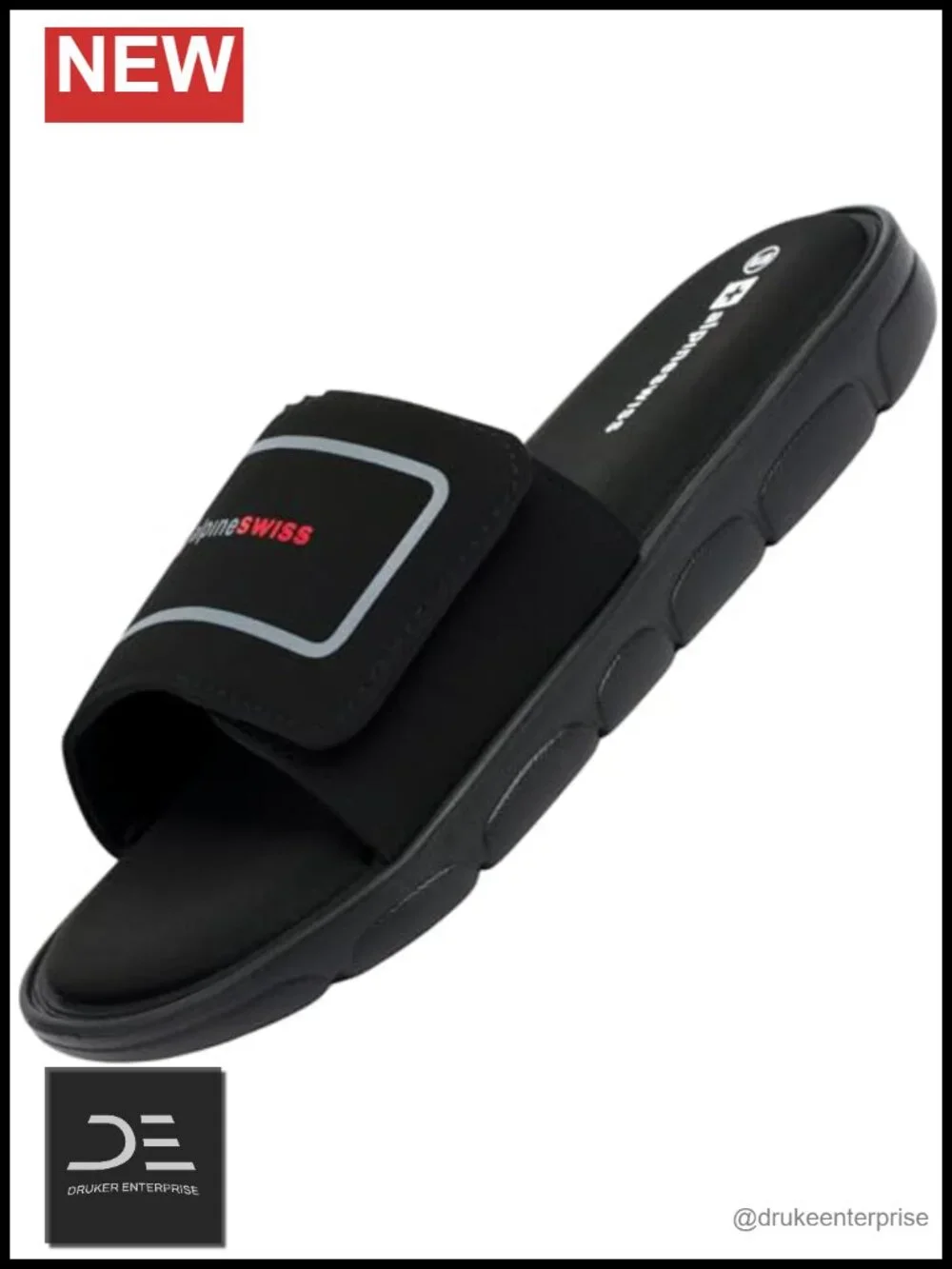 Cloud Slide Sandals for Men - Shock-Absorbing Foam Insole, Arch Support,